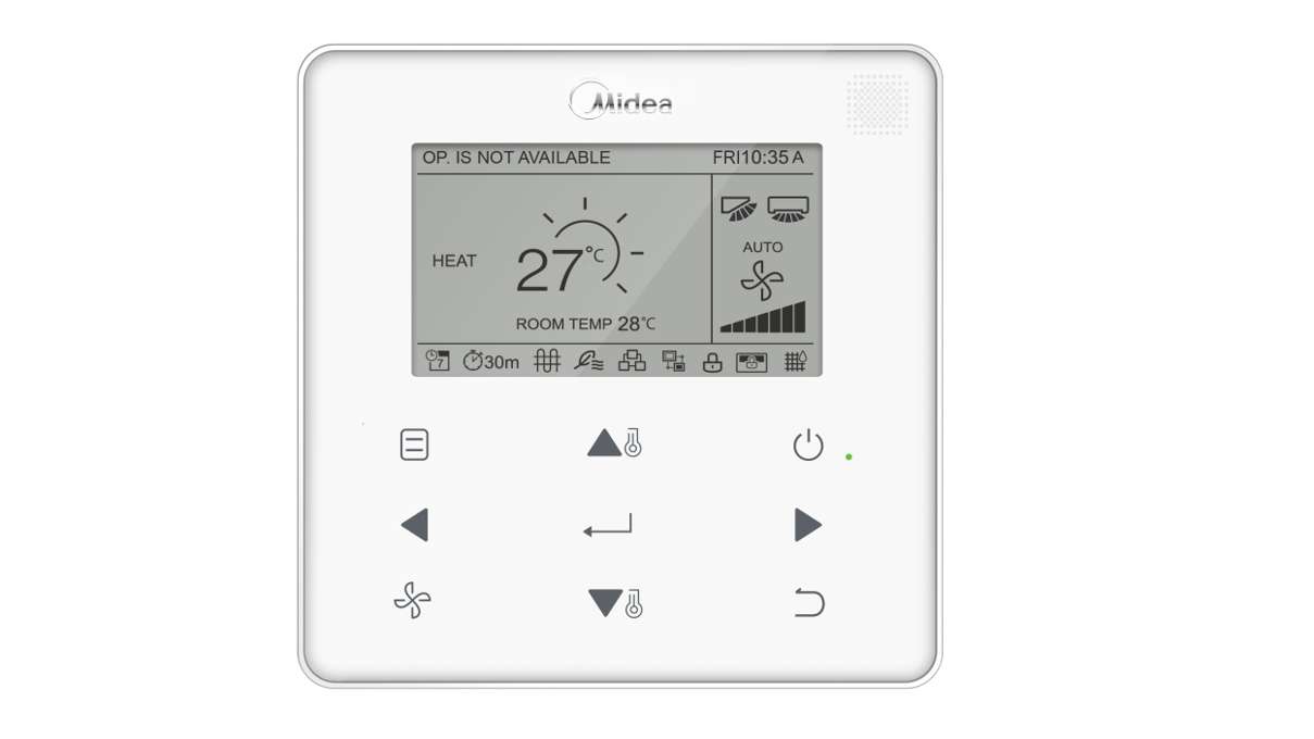 Midea VRF Wired Controller WDC-120G/WK(A)